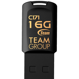 USB ფლეშ მეხსიერების ბარათი TEAM C171 2.0 DRIVE 16 GB BLACKiMart.ge