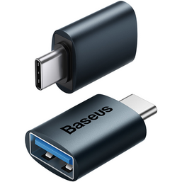 ადაპტერი BASEUS ZJJQ000003 INGENUITY SERIES MINI OTG ADAPTOR TYPE-C TO USB-A 3.1 BLUEiMart.ge