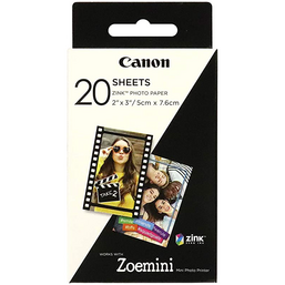 პორტატული ფოტო პრინტერის ქაღალდი CANON ZOEMINI ZINK PHOTO PAPER (20ც)iMart.ge
