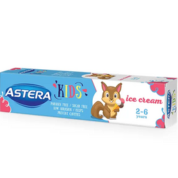 საბავშვო კბილის პასტა ASTERA KIDS ICE CREAM (50ML, 2-6 წლამდე)iMart.ge