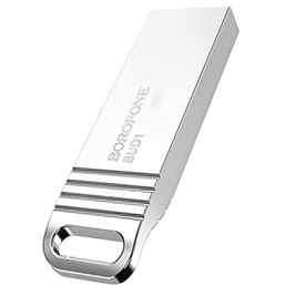 USB ფლეშ მეხსიერების ბარათი BOROFONE BUD1 NIMBLE HIGH-SPEED FLASH DRIVE (128GB)iMart.ge