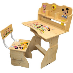საბავშვო ხის მაგიდა-სკამით მიკი-მაუსი 01iMart.ge