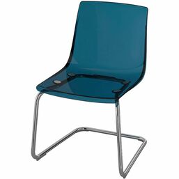 ქრომირებული სკამი IKEA TOBIAS (56 სმ) ლურჯიiMart.ge