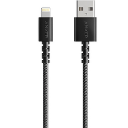 USB კაბელი ANKER A8013H12 LIGHTNING - USB BLACK (180 CM)iMart.ge
