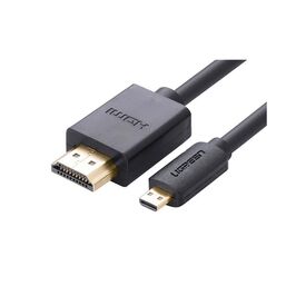 HDMI კაბელი UGREEN HD127 (30102) Micro HDMI to HDMI Cable 1.5m (Black)iMart.ge
