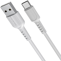 USB კაბელი BOROFONE BX16 EASY CHARGING CABLE FOR TYPE-C WHITEiMart.ge