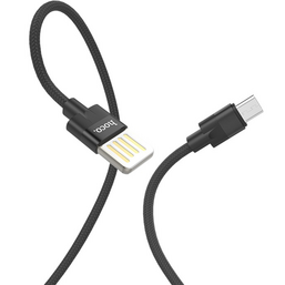 USB კაბელი HOCO U55 OUTSTANDING CHARGING DATA CABLE FOR MICRO BLACKiMart.ge