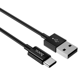 USB კაბელი HOCO X23 SKILLED TYPE-C CHARGING DATA CABLE BLACKiMart.ge