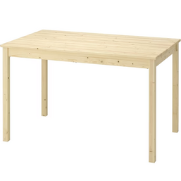 ხის მაგიდა IKEA INGO ( 120X75 სმ)iMart.ge