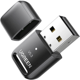 BLUETOOTH ადაპტერი UGREEN CM591 (90225), USB BLUETOOTH ADAPTER, BLACKiMart.ge