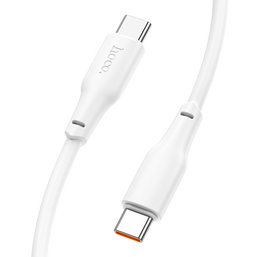 USB კაბელი HOCO X93 FORCE 60W CHARGING DATA CABLE TYPE-C TO TYPE-C(L=2M) WHITEiMart.ge