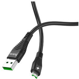 USB კაბელი HOCO U53 4A FLASH CHARGING DATA CABLE FOR MICRO BLACK (6957531096368)iMart.ge