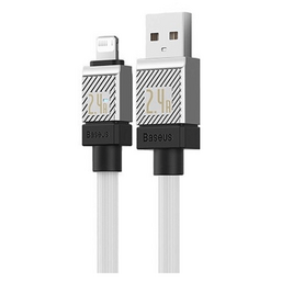 USB კაბელი BASEUS COOLPLAY SERIES FAST CHARGING CABLE USB TO IP 2.4A CAKW000502 (2 M)iMart.ge