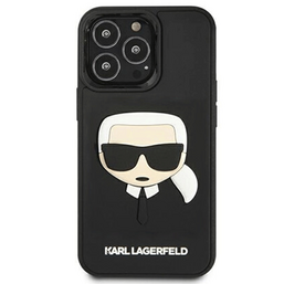 მობილური ტელეფონის ქეისი KARL LAGERFELD CASE WITH 3D RUBBER KARL HEAD IPHONE 14 PRO MAX BLACK (KLHCP14XKH3DBK)iMart.ge