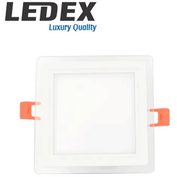 შეკიდული ჭერის LED პანელური სანათი LEDEX LED GLASS DOWN LIGHT (SQUARE) 12W 3000KiMart.ge