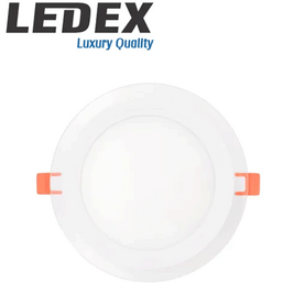 შეკიდული ჭერის LED პანელური სანათი LEDEX LED GLASS DOWN LIGHT (ROUND) 12W 6500KiMart.ge