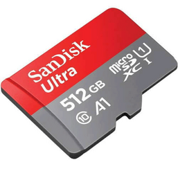 მეხსიერების ბარათი (ჩიპი) SanDisk 512GB Ultra, Class 10 SDSQUAC-512G-GN6MNiMart.ge