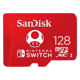 მეხსიერების ბარათი (ჩიპი) SANDISK LICENSED MEMORY CARDS FOR NINTENDO SWITCH 128GBiMart.ge