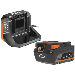 აკუმულატორისა და დამტენი მოწყობილობის ნაკრები AEG SETL1840S 18V 4.0 AhiMart.ge