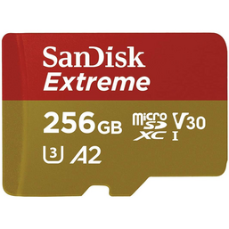 მეხსიერების ბარათი SANDISK SDSQXAV-256G-GN6MN 256GB EXTREME MICROSDXC UHS-I CARD UP TO 190MB/S/C V30/4K/A2iMart.ge