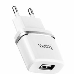 სმარტფონის დამტენი Hoco C11 Smart single USB charger,white(EU)iMart.ge