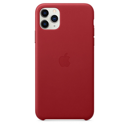 მობილურის ქეისი Apple/ iPhone 11 Pro Max Leather Case - (PRODUCT)RED (MX0F2ZM/A)iMart.ge