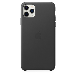 მობილურის ქეისი Apple iPhone 11 Pro Max Leather Case - Black (MX0E2ZM/A)iMart.ge