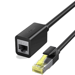 ქსელის კაბელი UGREEN NW148 (80413) CAT7 MALE TO FEMALE LAN EXTENSION CABLE BLACK (2 M)iMart.ge