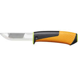 უნივერსალური დანა სალესით FISKARS HEAVY DUTY KNIFE WITH SHARPENER (21.5 სმ)iMart.ge