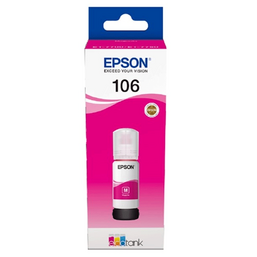 კარტრიჯი EPSON 106 C13T00R340 ORIGINAL EPSON ECOTANK INK BOTTLE L7180 70 ML MAGENTAiMart.ge