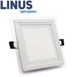 შეკიდული ჭერის LED პანელური სანათი LINUS LED GLASS DOWN LIGHT (12 W, 3000K)iMart.ge