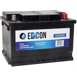 აკუმულატორი EDCON DC68550L +- AZIA 68ა/ს 550ს/დiMart.ge