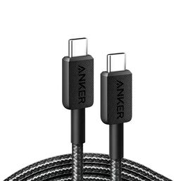 კაბელი ANKER 310 USB-C TO USB-C A81D5H11 BLACK ( 0.9 M)iMart.ge