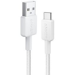 კაბელი ANKER 322 USB-A TO USB-C A81H5G21 WHITE ( 0.9 M)iMart.ge
