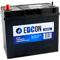 აკუმულატორი EDCON DC45330L +- AZIA 45ა/ს 330ს/დiMart.ge