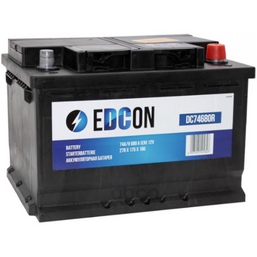 აკუმულატორი EDCON DC74680R -+ 74ა/ს 680ს/დiMart.ge