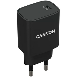 დამტენის ადაპტერი CANYON CNE-CHA20B02 USB-C BLACKiMart.ge