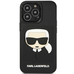 მობილური ტელეფონის ქეისი KARL LAGERFELD CASE WITH 3D RUBBER KARL HEAD IPHONE 14 PRO KLHCP14LKH3DBK BLACKiMart.ge