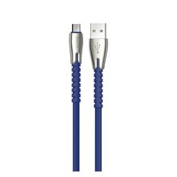 USB კაბელი HOCO U58 CORE MICRO-USB CABLE BLUE - 1.2m(6931474702210)iMart.ge