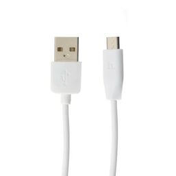 USB კაბელი  HOCO X1 RAPID MICRO-USB CABLE WHITE - 1M(6957531032038)iMart.ge