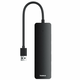 USB-A ჰაბი BASEUS ULTRAJOY SERIES 4-PORT HUB LITE B0005280B111-00 BLACKiMart.ge