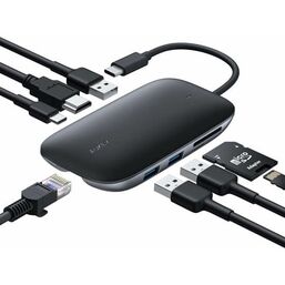 ადაპტერი AUKEY CB-C71 USB-C HUB WITH HDMI, RJ45, SD CARD READERiMart.ge