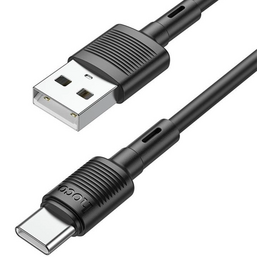 კაბელი HOCO X96 HYPER 27W CHARGING DATA CABLE USB TO TYPE-C BLACKiMart.ge