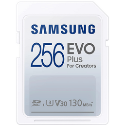 მეხსიერების ბარათი (ჩიპი) SAMSUNG EVO PLUS U3 V30 SDXC UHS-I СLASS 10 MB-SC256K (256 GB)iMart.ge