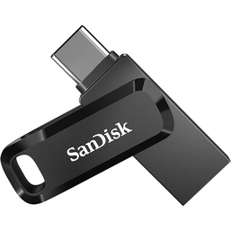 USB ფლეშ მეხსიერება SANDISK SDDDC3-256G-G46 ULTRA DUAL DRIVE GO TYPE-C 256GB BLACKiMart.ge