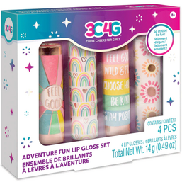 საბავშვო გლოსების ნაკრები MAKE IT REAL 3C4G ADVENTURE FUN LIP GLOSS SETiMart.ge