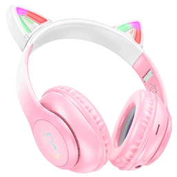 უსადენო ყურსასმენი HOCO W42 CAT EARS CHERRY BLOSSOMiMart.ge