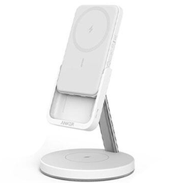 პორტატული დამტენი ANKER MAGGO 2IN1 B25A7321 STAND MAGSAFE UYUMLU WHITE (5000MAH)iMart.ge