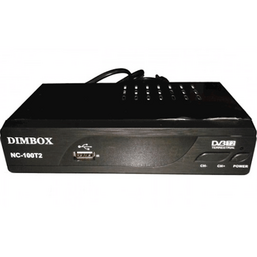 TV მიმღები DIMBOX NC-100T2 DVB-T2 DIM BOX USB HDMI output blackiMart.ge