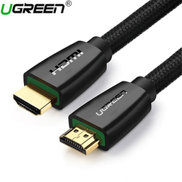 HDMI კაბელი UGREEN HD118 (40408) High-End HDMI Cable with Nylon Braid 1m (Black)iMart.ge